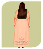 Saia Longa Bege com Fendas Laterais - Imagem 2